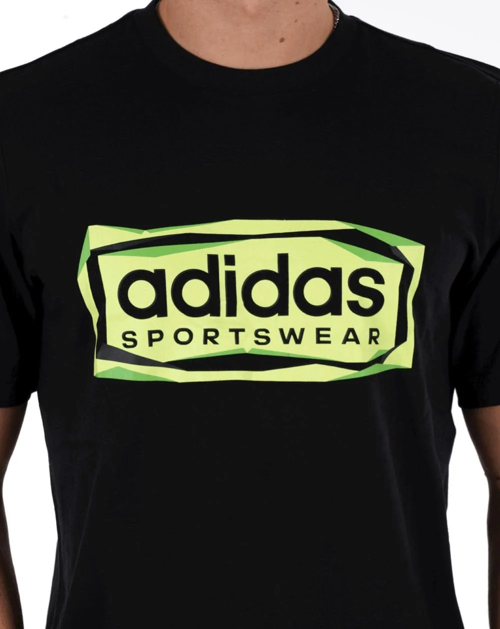 Adidas Sportswear Logo T-Shirt Black - Image 2
