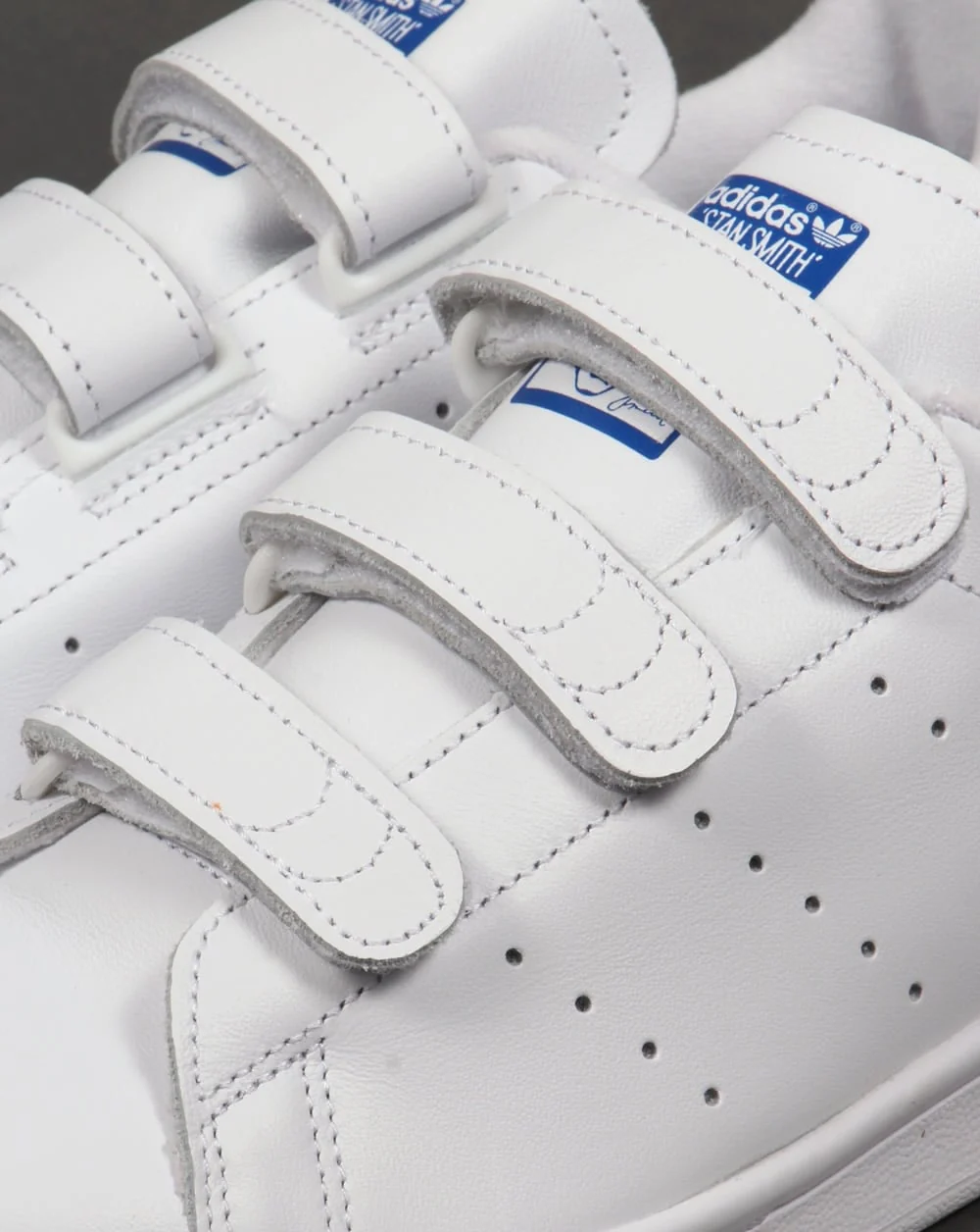 Adidas Stan Smith CF Trainers White/Royal Blue - Image 4