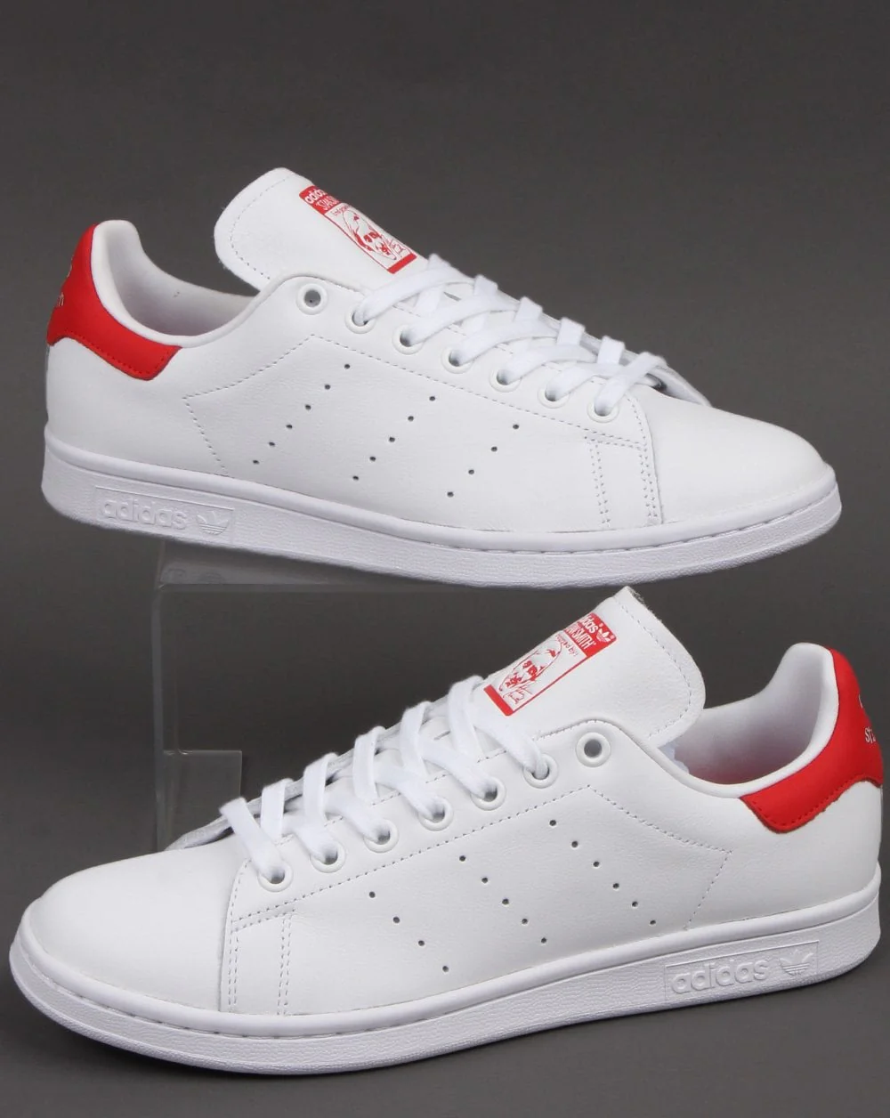 Adidas Stan Smith Trainers White/Red