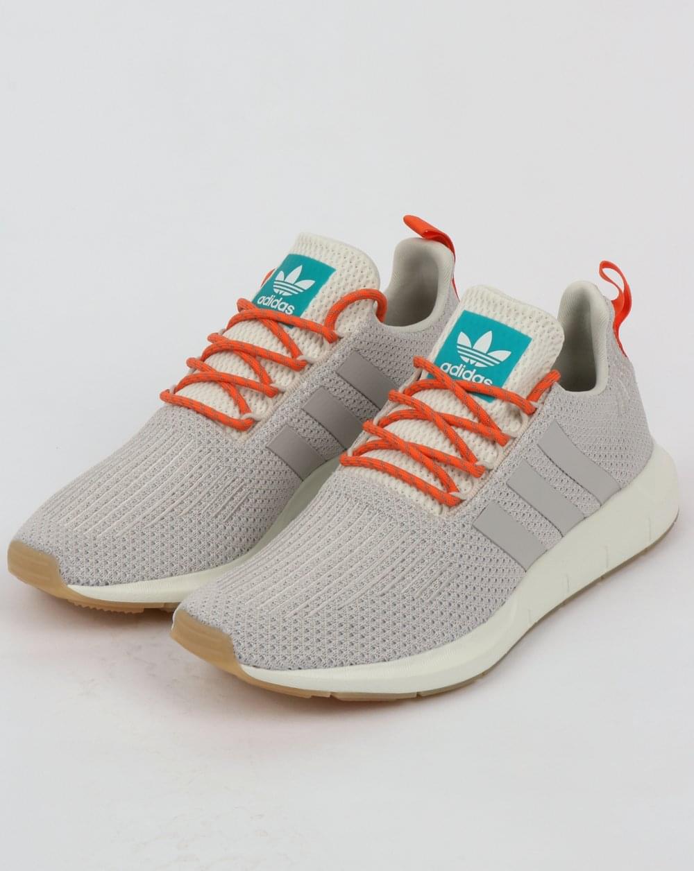 Adidas Swift Run Trainers Crystal White/Grey - Image 3