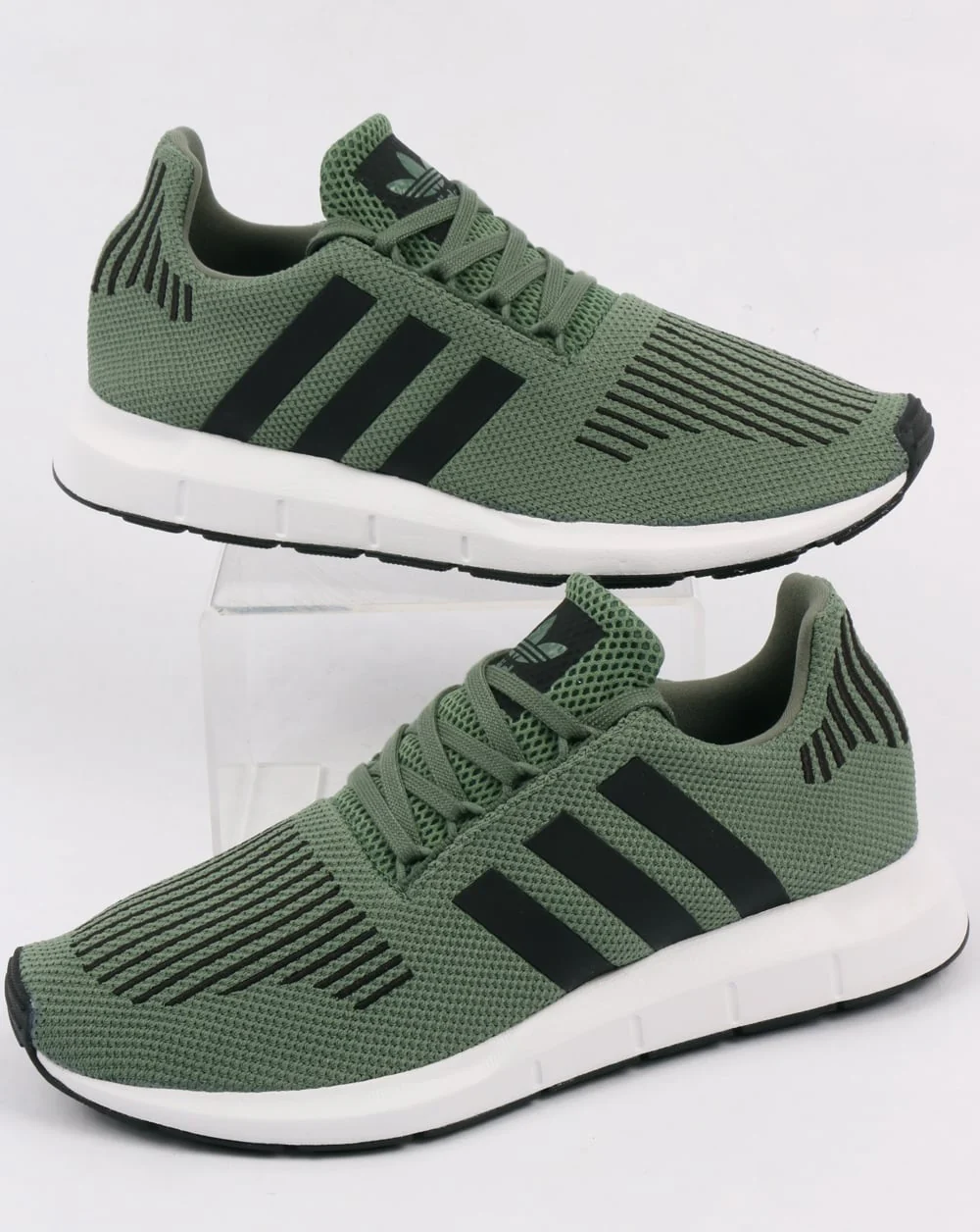 Adidas Swift Run Trainers Trace Green/Black