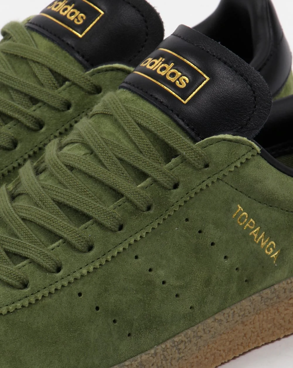 Adidas Topanga Clean Trainers Craft Green/Black - Image 4