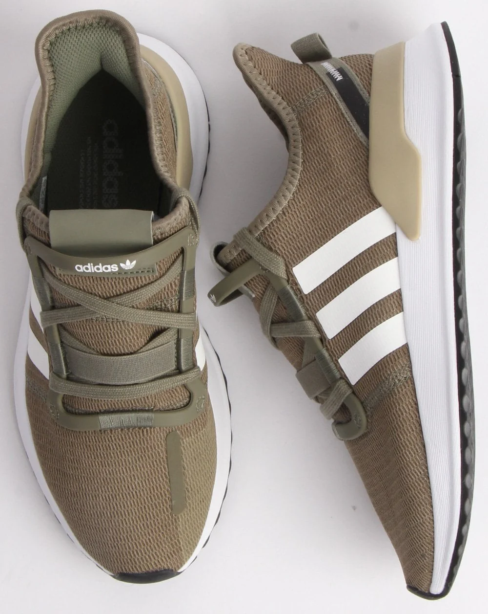 Adidas U_path Run Trainers Khaki/White - Image 2