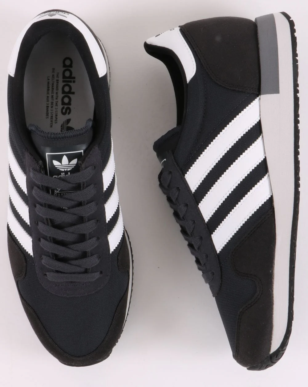 Adidas USA 84 Trainers Black/White - Image 3