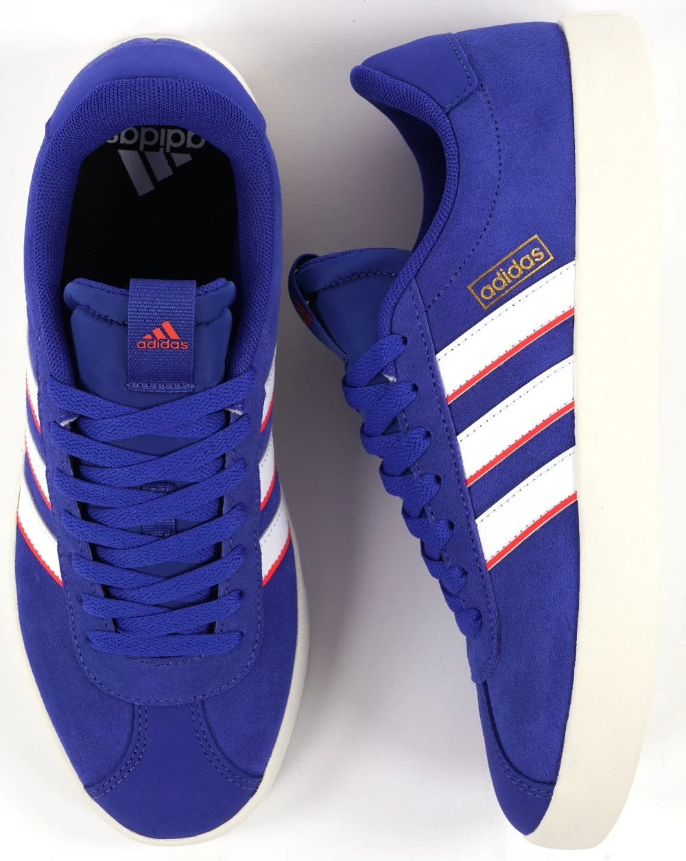 Adidas VL Court 3.0 Trainers Blue/White/Red - Image 4
