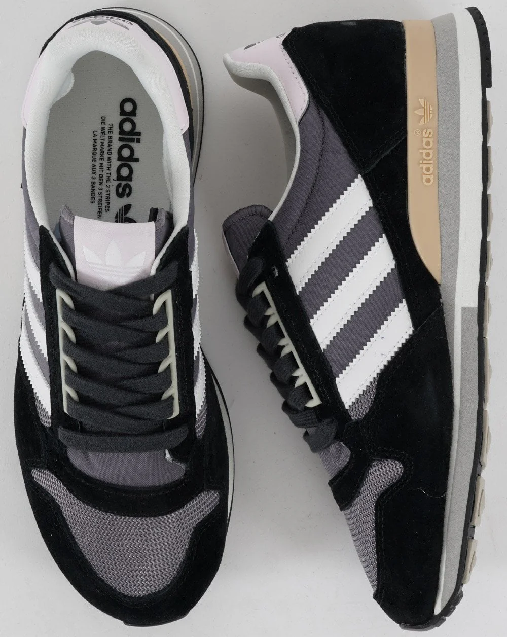 Adidas Zx 500 Trainers Black/Almost Pink - Image 2