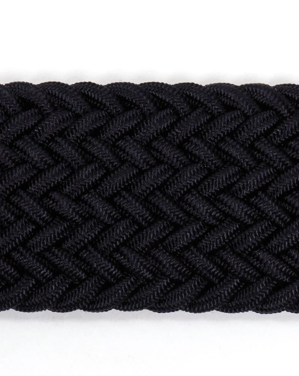 Andersons Woven Leather Trim Belt Navy/tan - Image 4