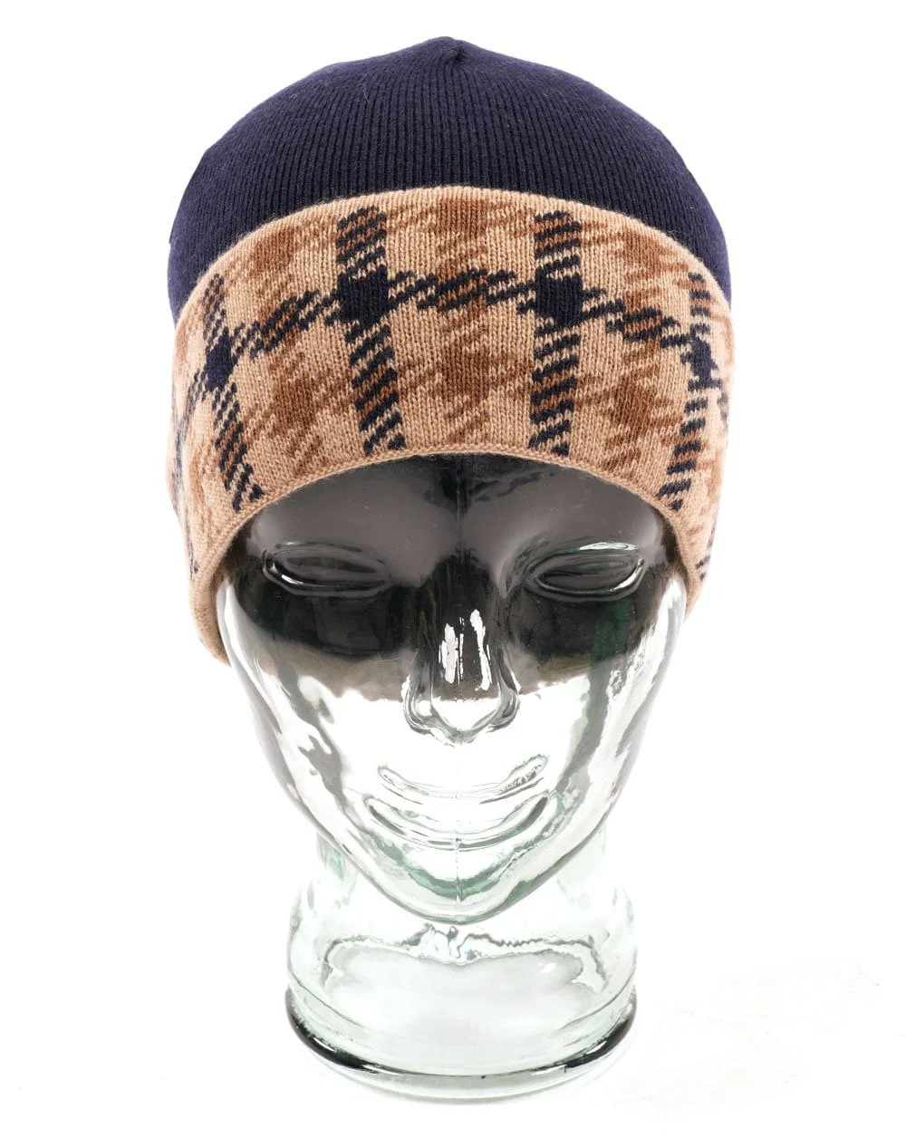 Aquascutum Beanie Check/Navy - Image 3