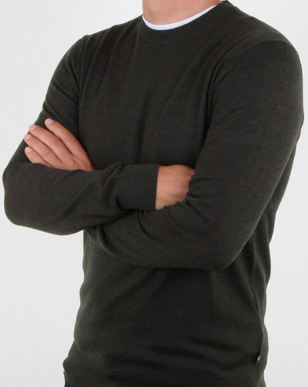 Aquascutum Carston Merino Knit Military Green - Image 2