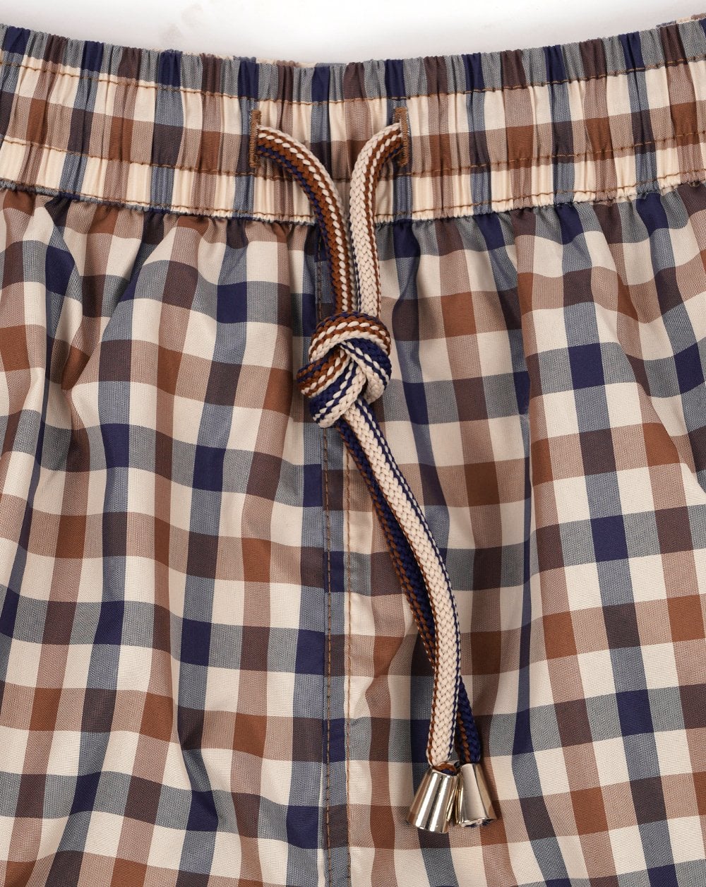 Aquascutum Classic Check Swim Shorts Check - Image 2