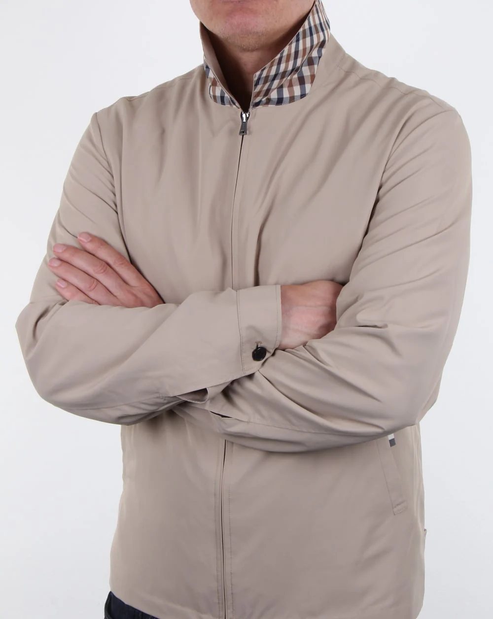 Aquascutum Cliff Nylon Harrington light camel