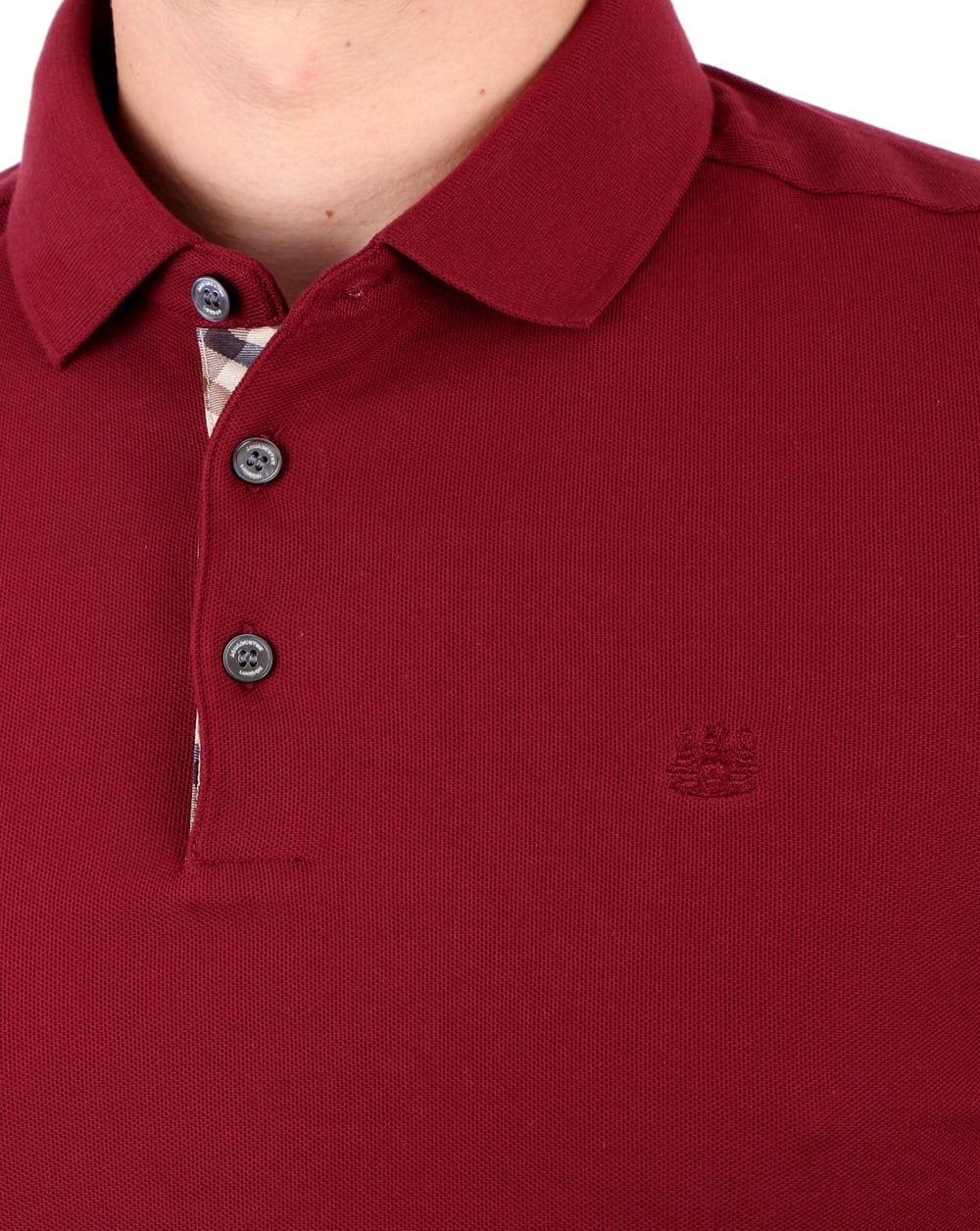 Aquascutum Hillington Polo Shirt Bordeaux - Image 2