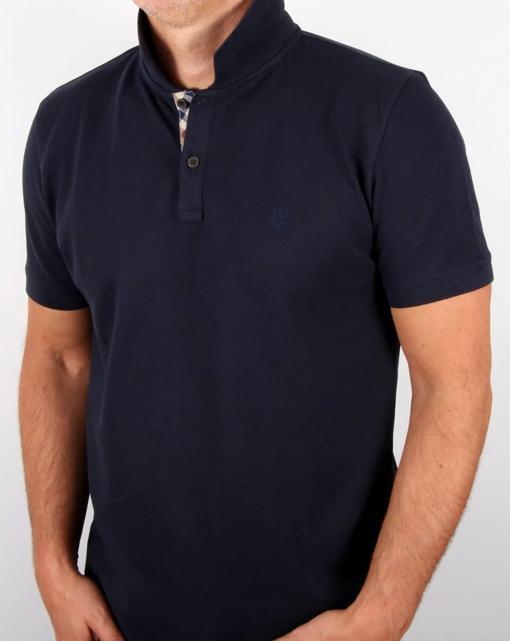 Aquascutum Hilton Polo Shirt Navy - Image 4