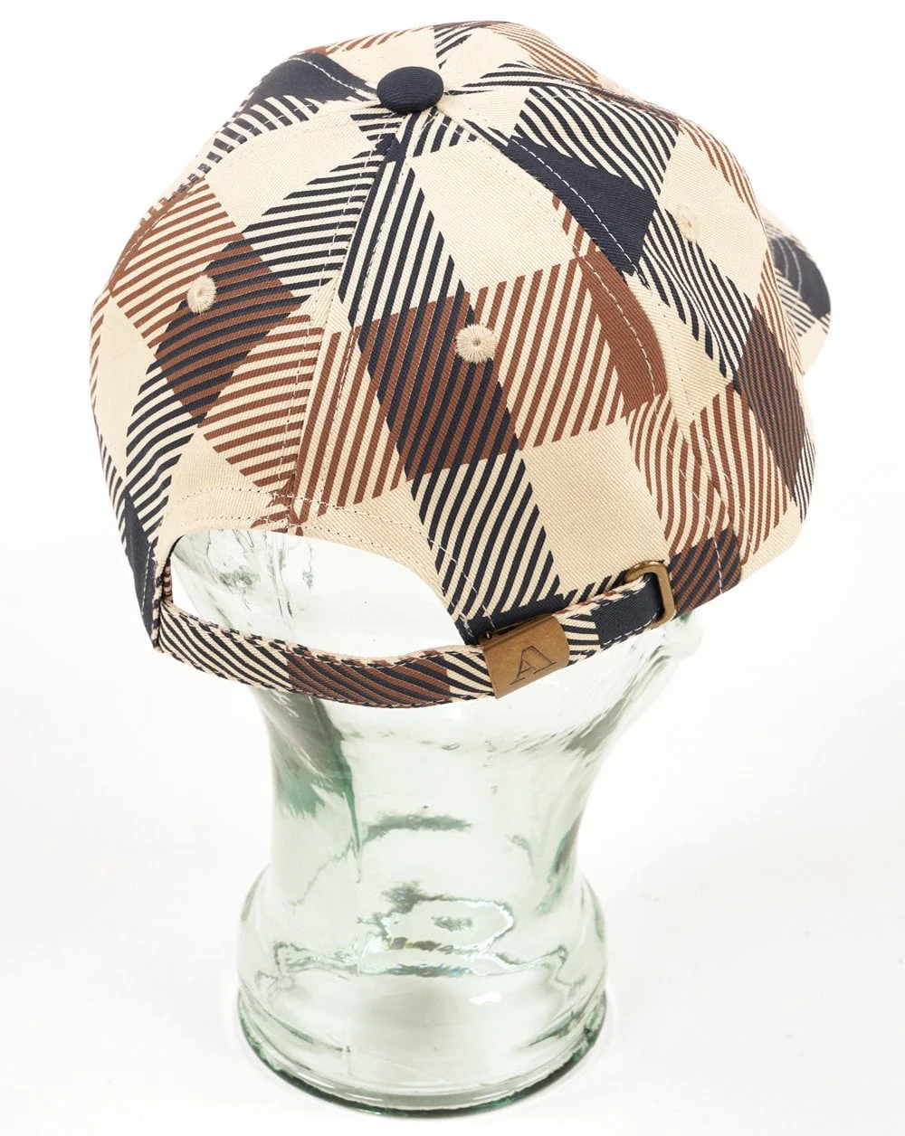 Aquascutum Macro Iconic Baseball Cap Large Check - Image 3