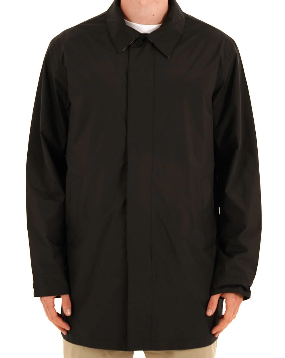 Aquascutum Packable Trench Coat Black - Image 2