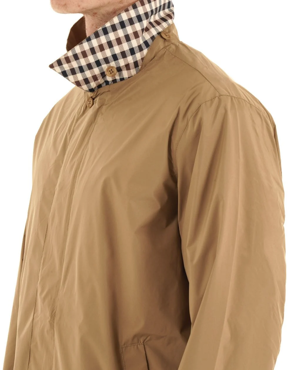 Aquascutum Packable Trench Coat Khaki - Image 4