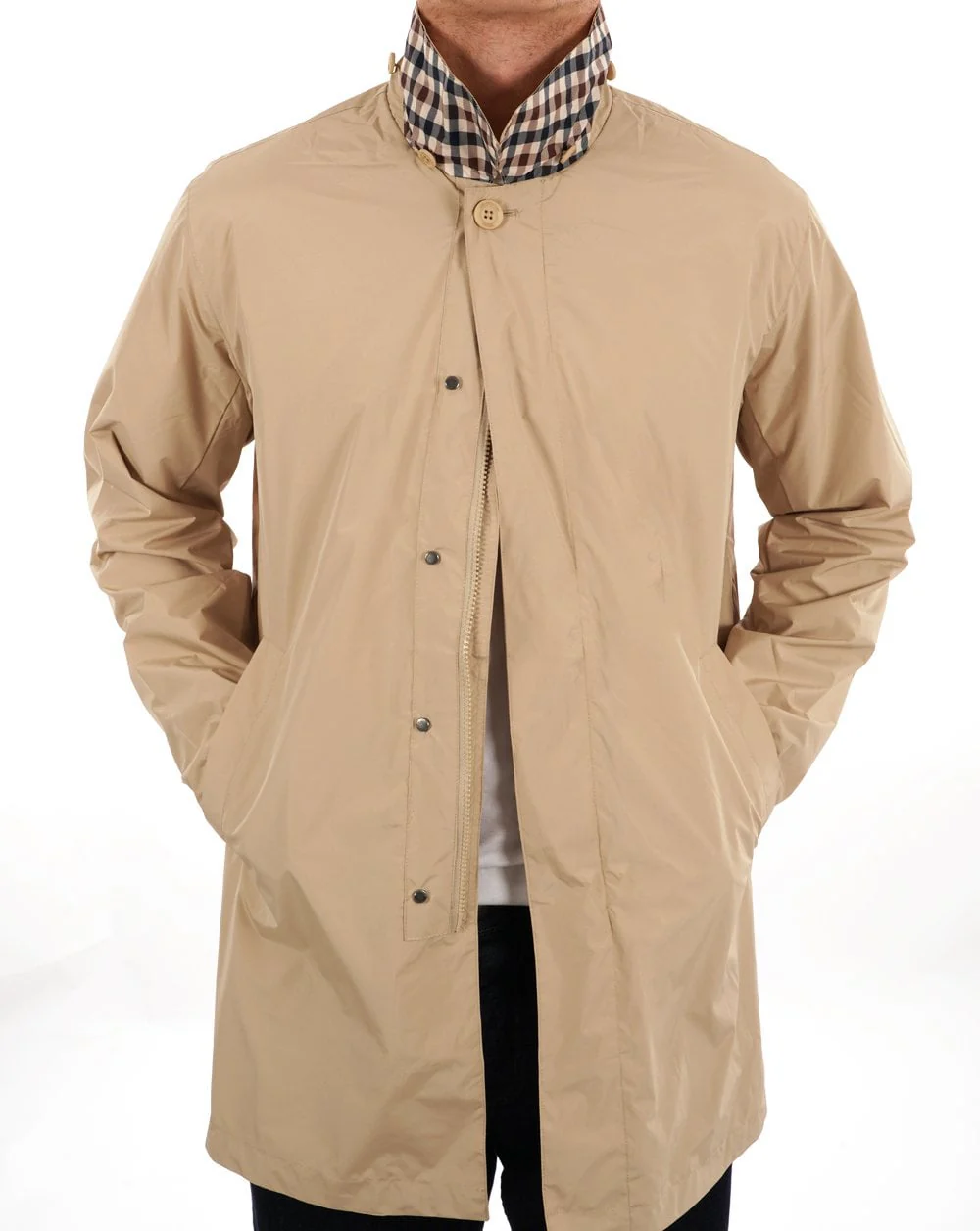 Aquascutum Packable Trench Coat Sand - Image 4