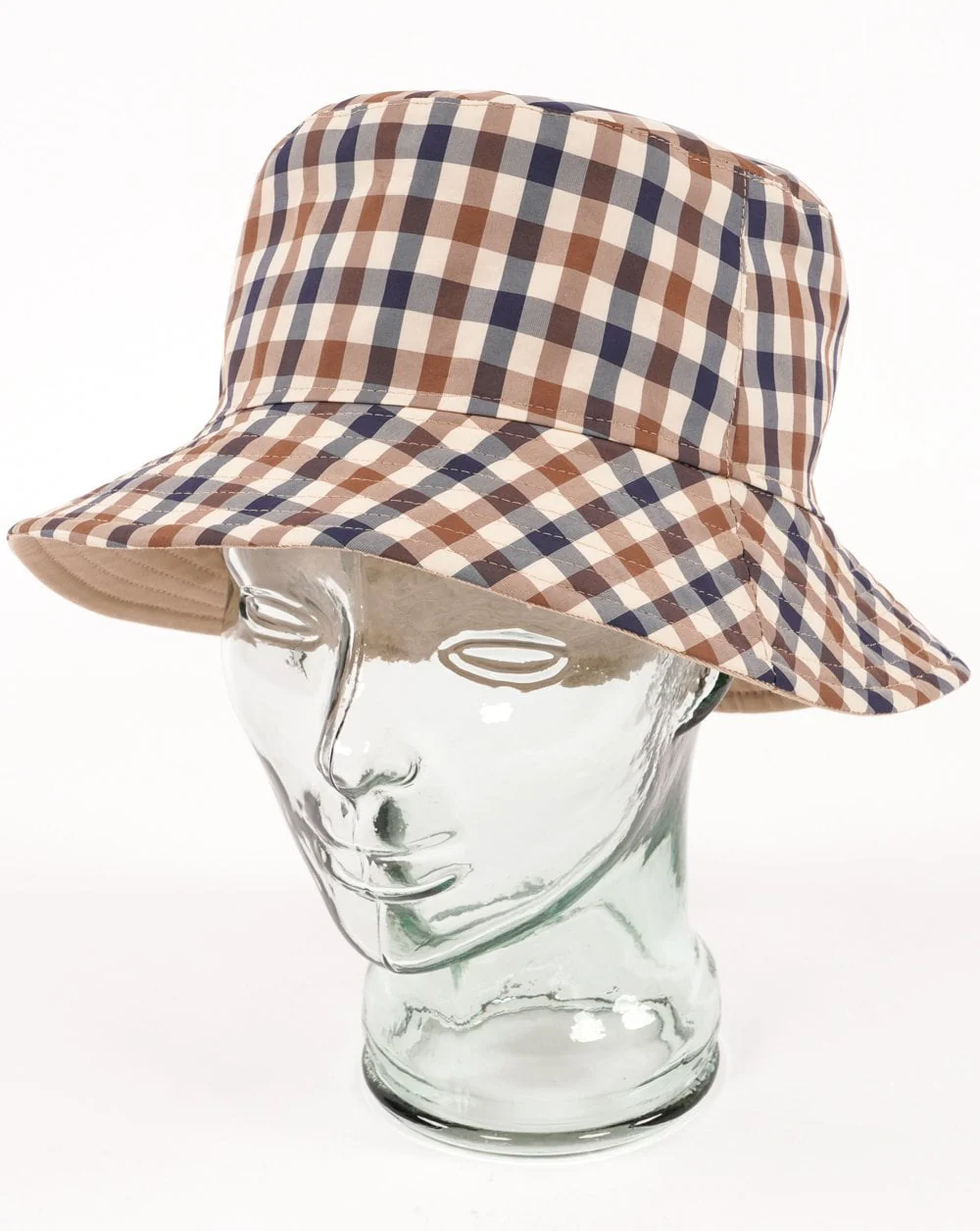 Aquascutum Reversible Bucket Hat Sand - Image 2