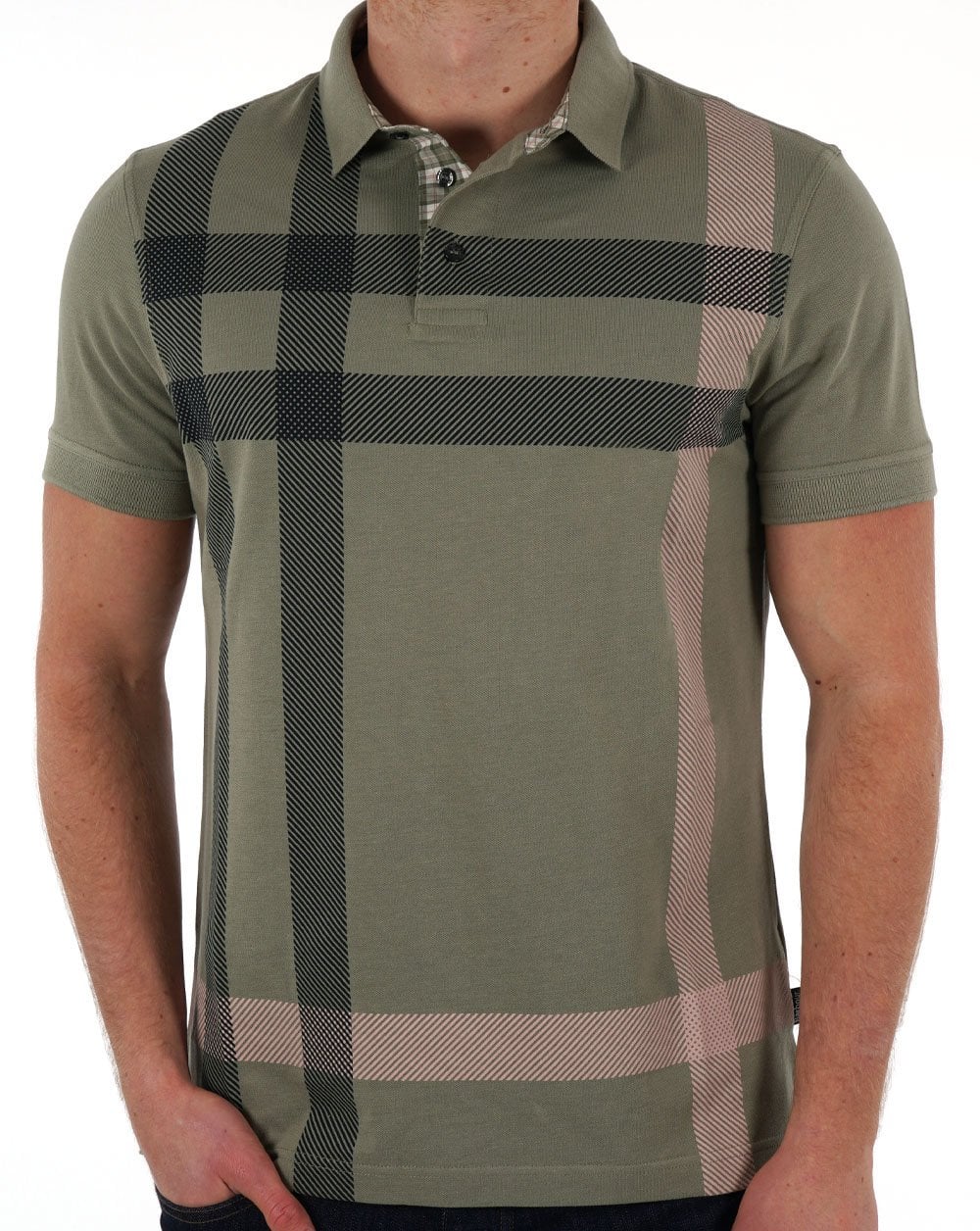 Barbour Blaine Polo Dusty Green - Image 3