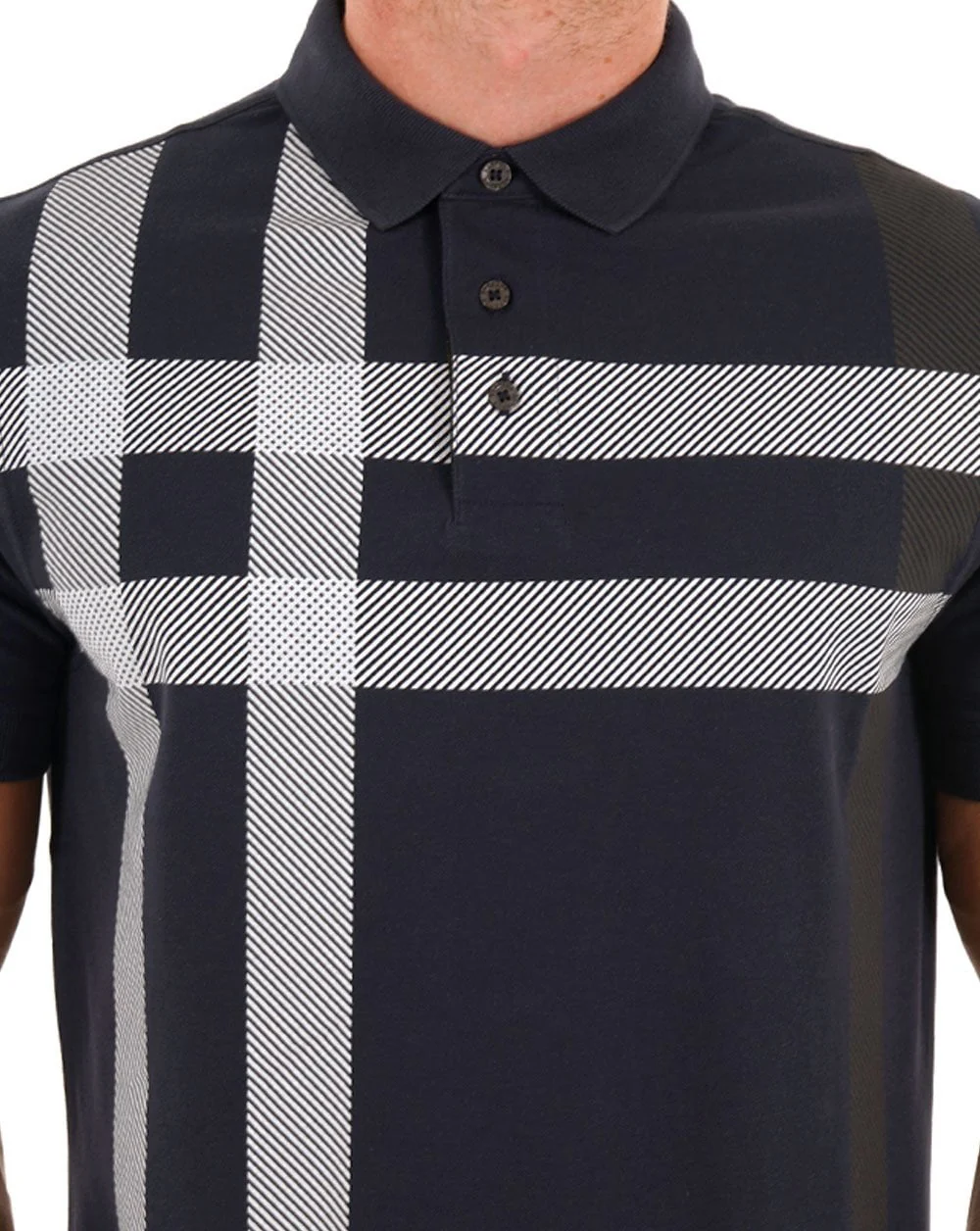 Barbour Blaine Polo Navy/White - Image 2