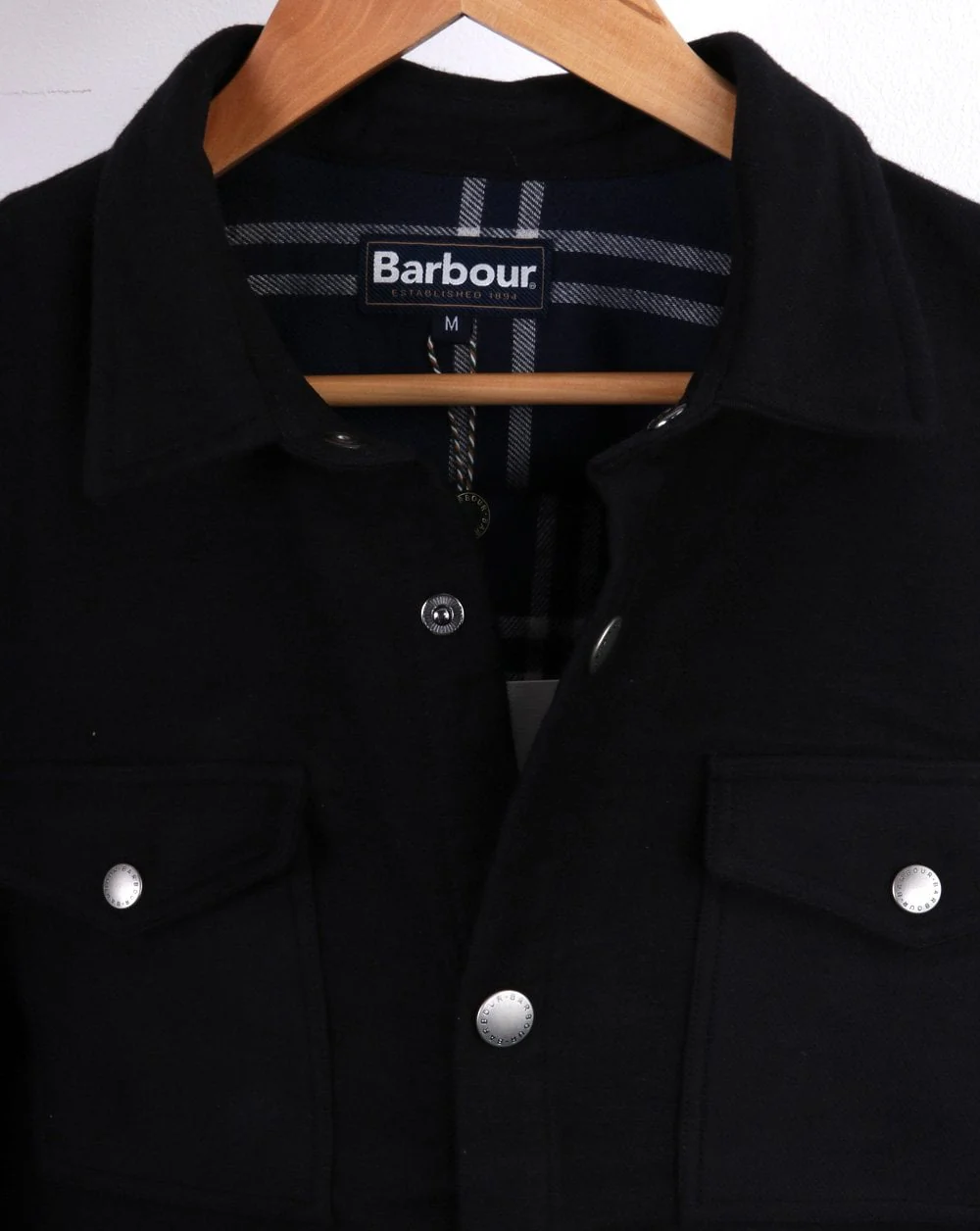 Barbour Carrbridge Overshirt Black - Image 5