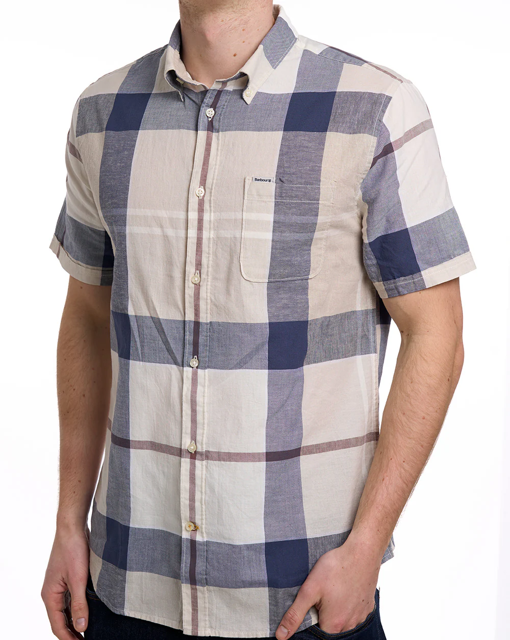 Barbour Douglas SS Shirt Oban Mist Tartan - Image 2