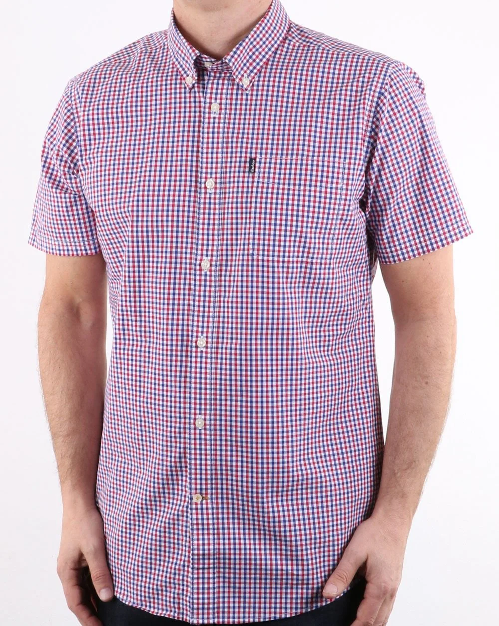 Barbour Gingham Short Sleeve Multi Check Shirt - Image 2