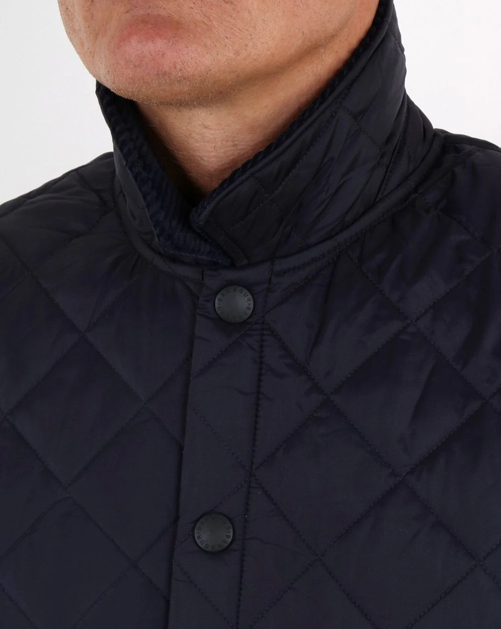 Barbour Heritage classic Quilted Jacket Navy - Image 2