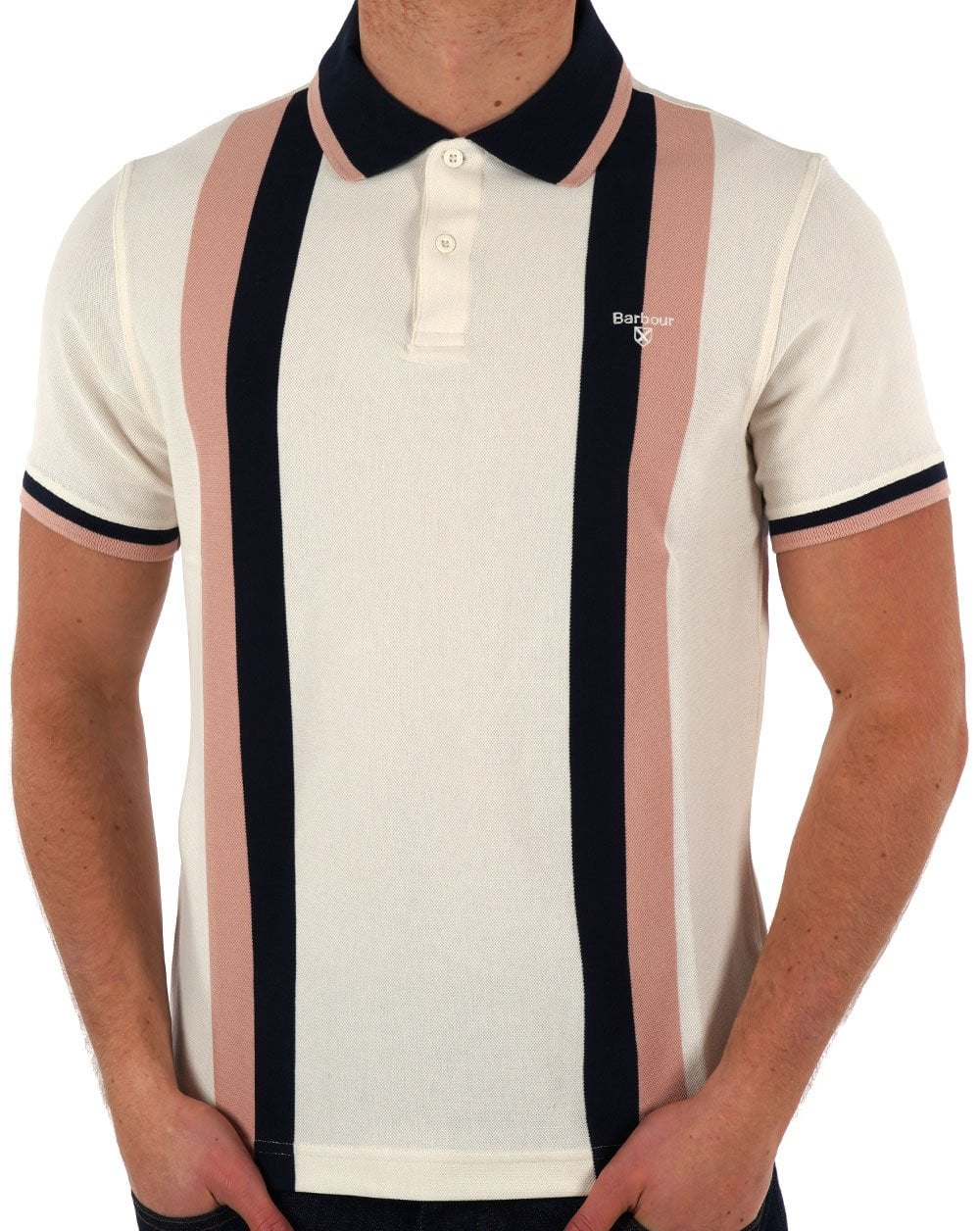 Barbour Howdon Polo Whisper White - Image 3