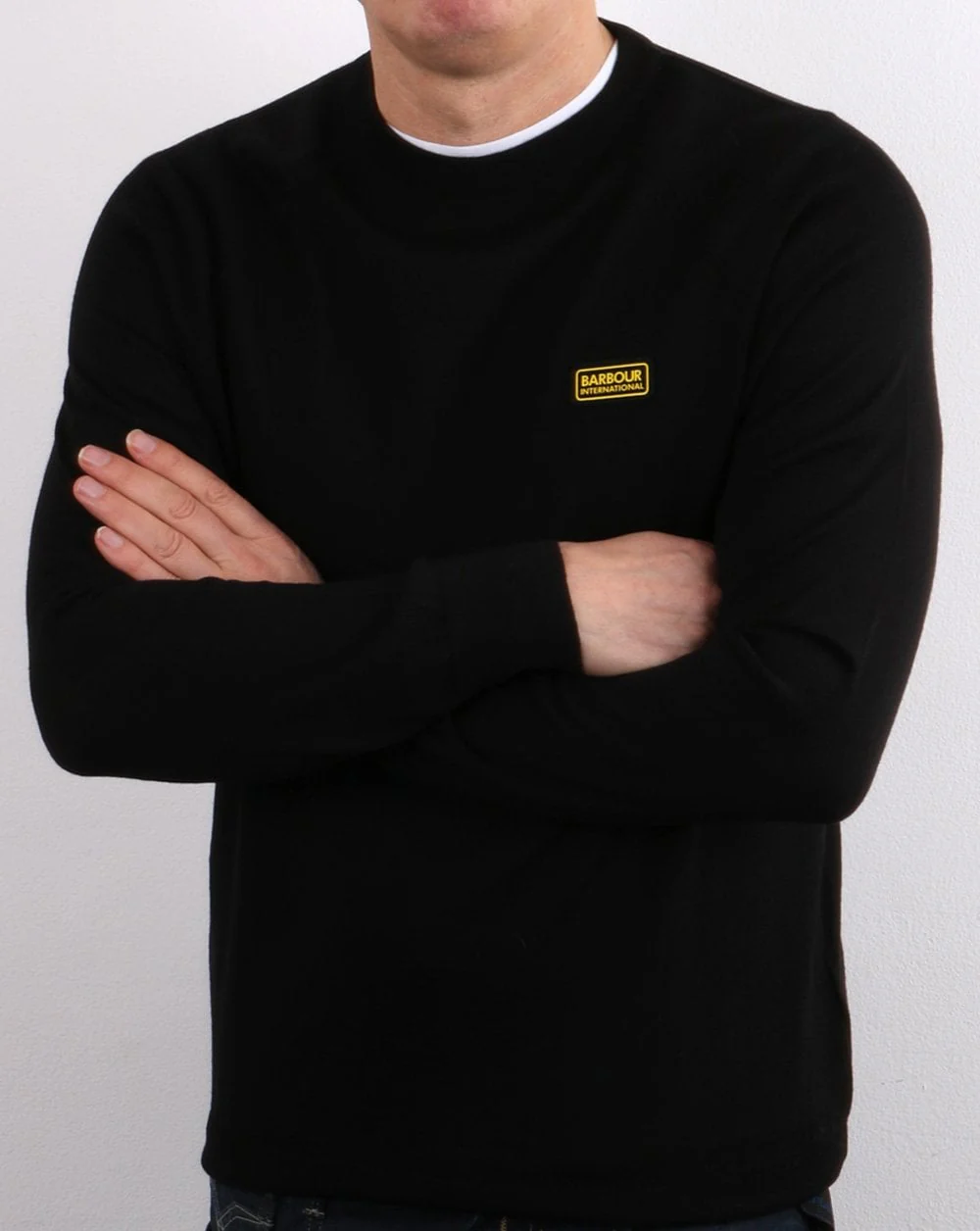 Barbour International Absorb Merino Knit Black - Image 2