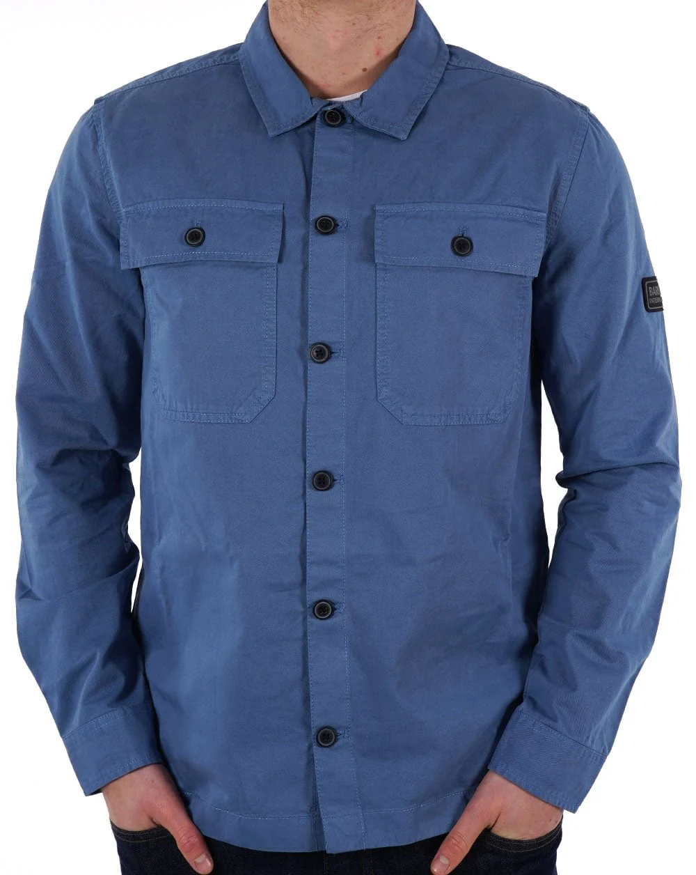 Barbour International Adey Overshirt Blue - Image 2