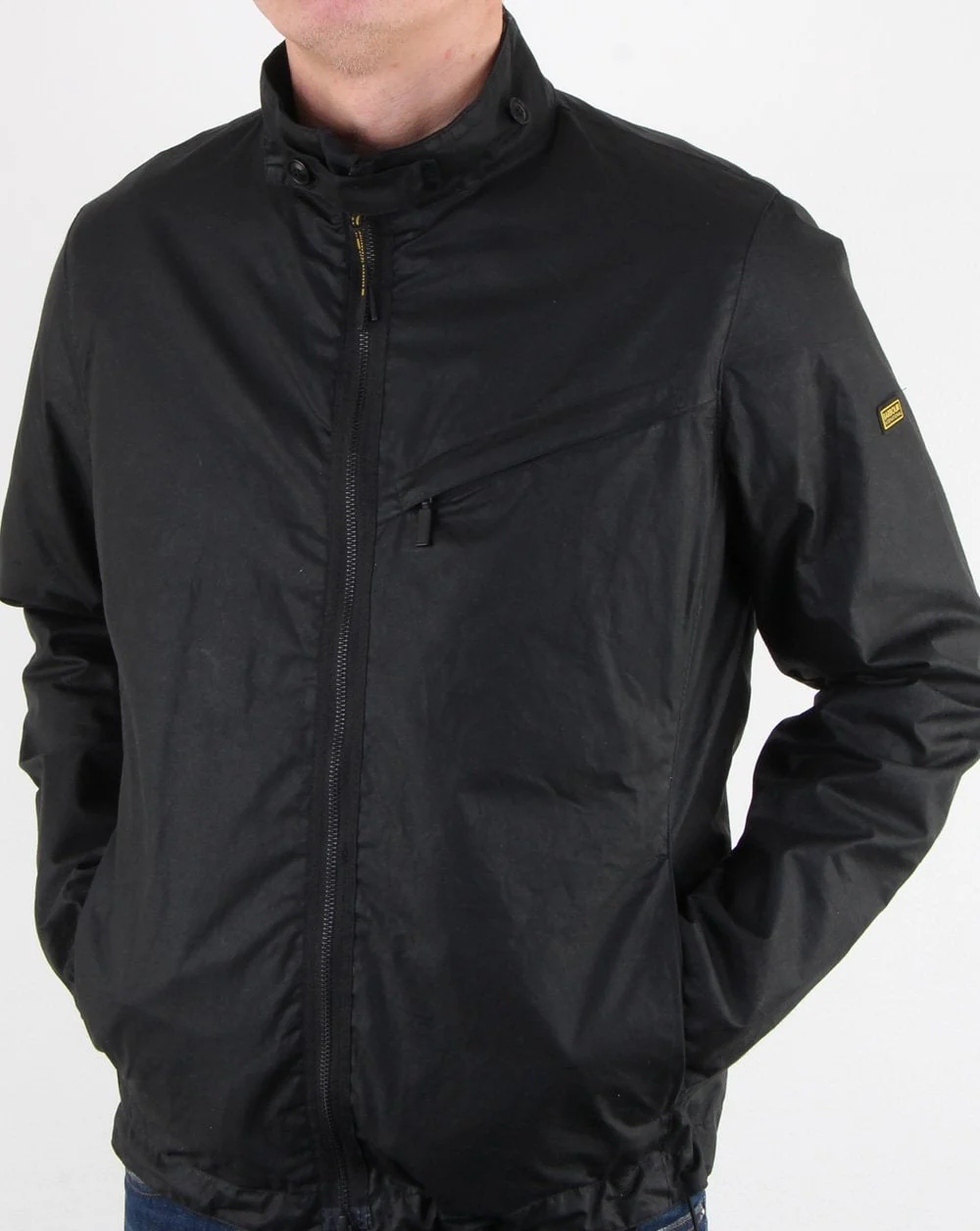 Barbour International Bower Wax Jacket Black