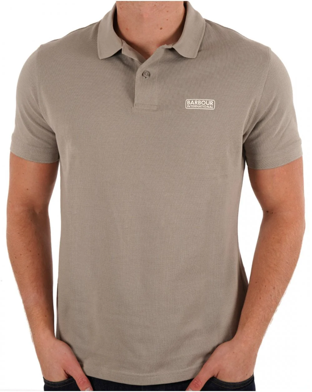 Barbour International Essential Polo Concrete - Image 3