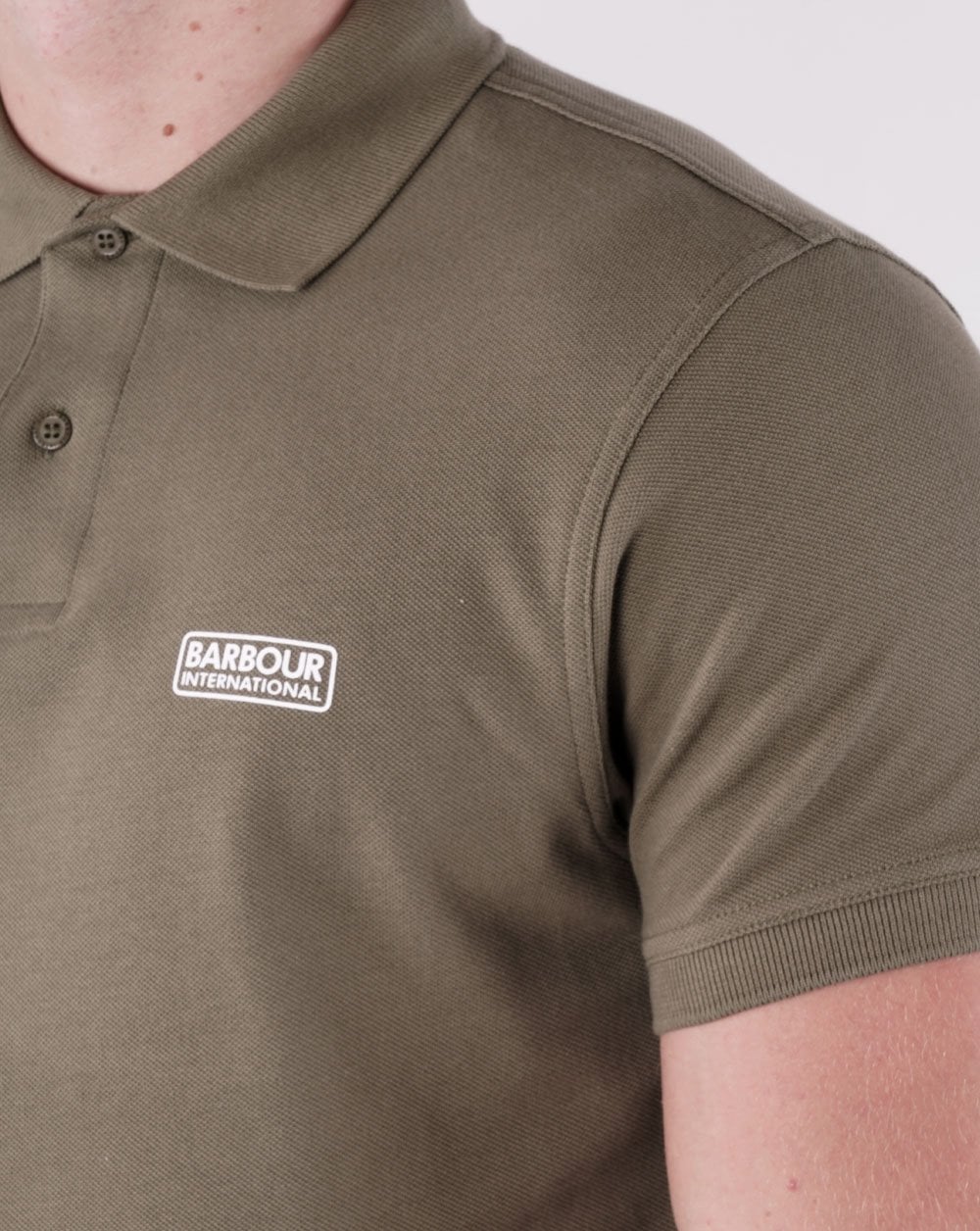 Barbour International Essential Polo Green - Image 2