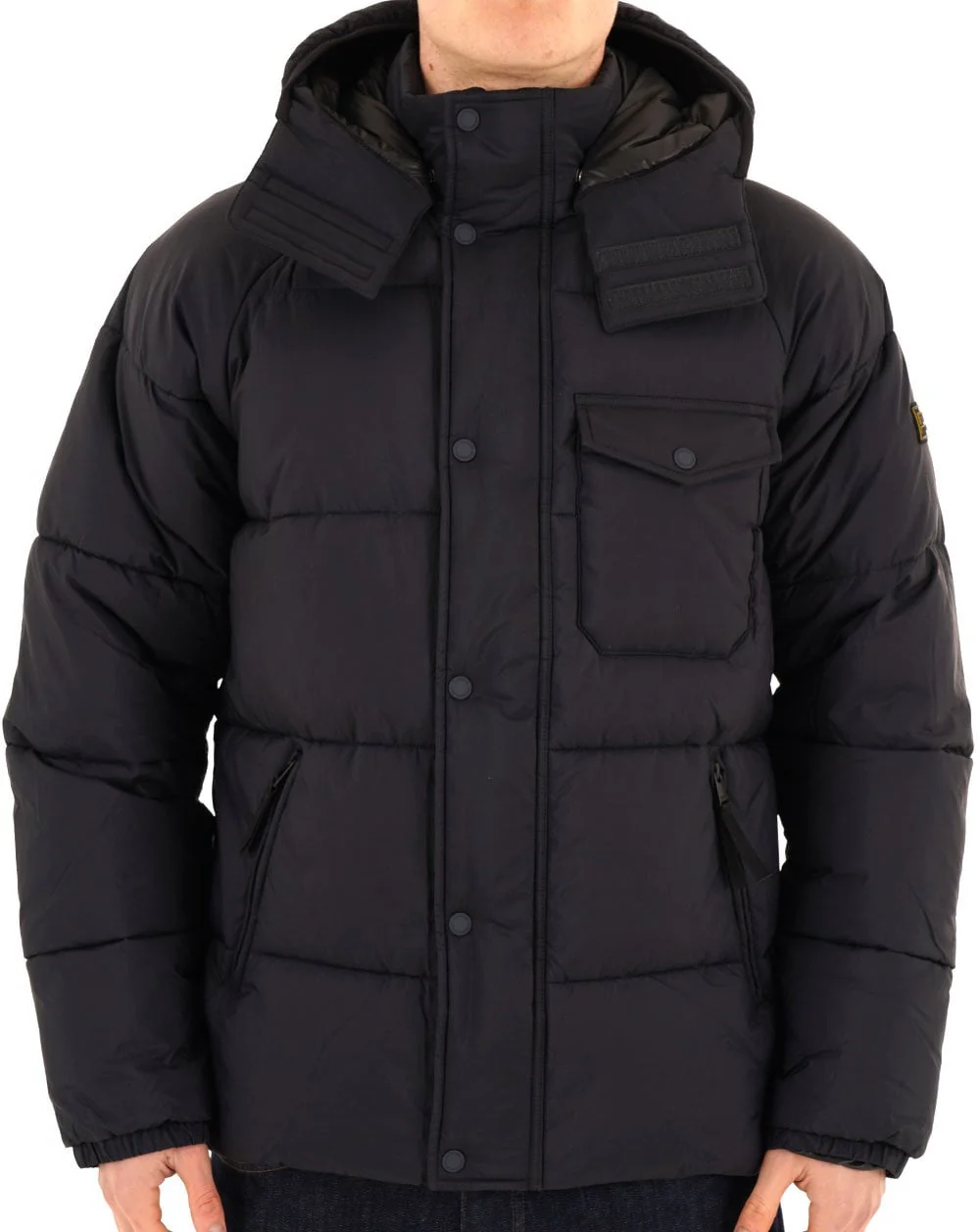 Barbour International Haze Puffer Jacket Navy - Image 4