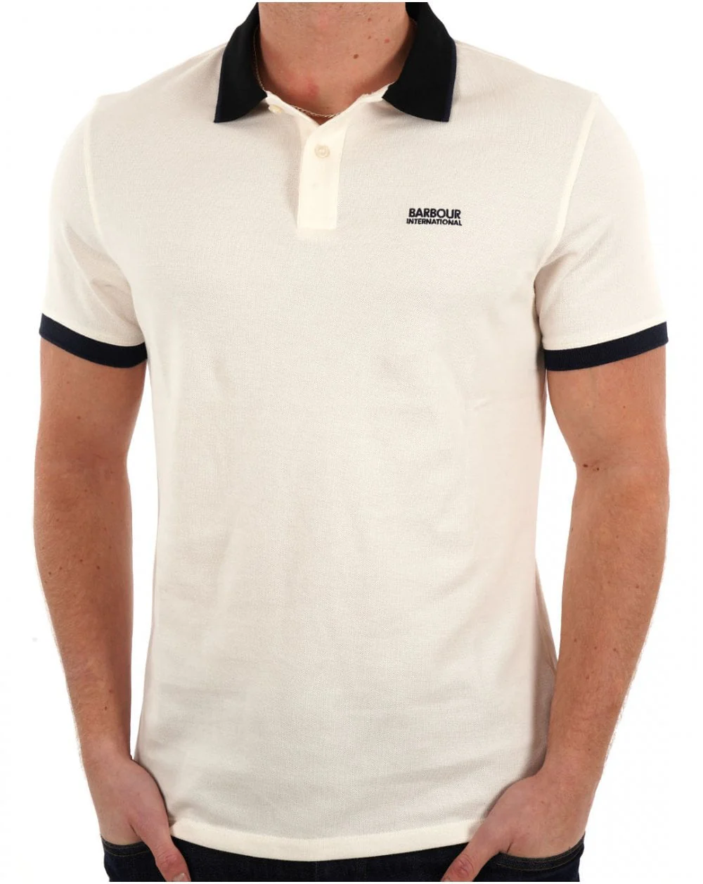 Barbour International Howall Polo Whisper White - Image 3