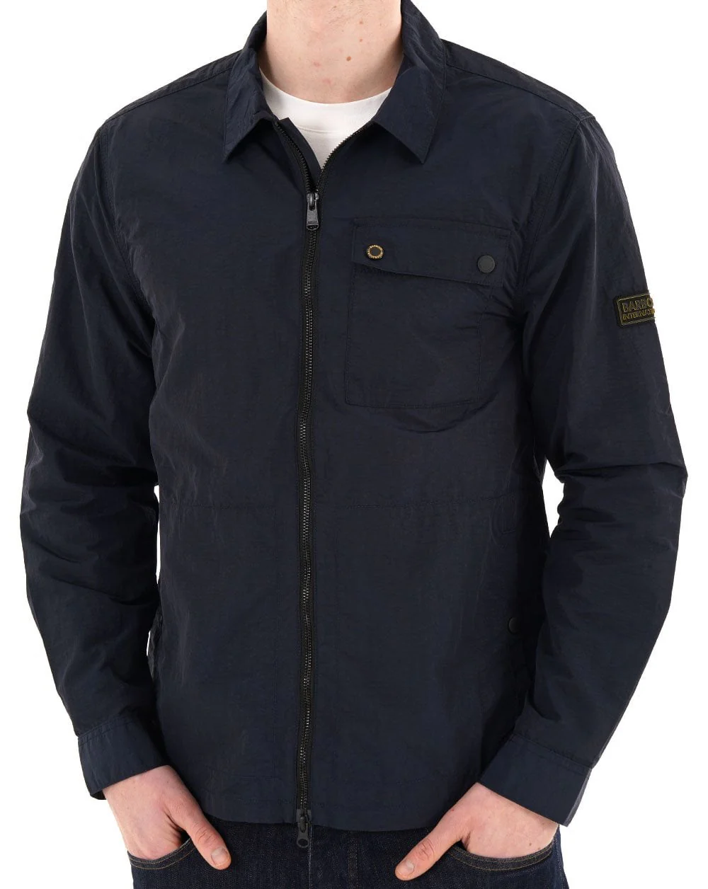 Barbour International Inline Overshirt Sapphire Navy - Image 3