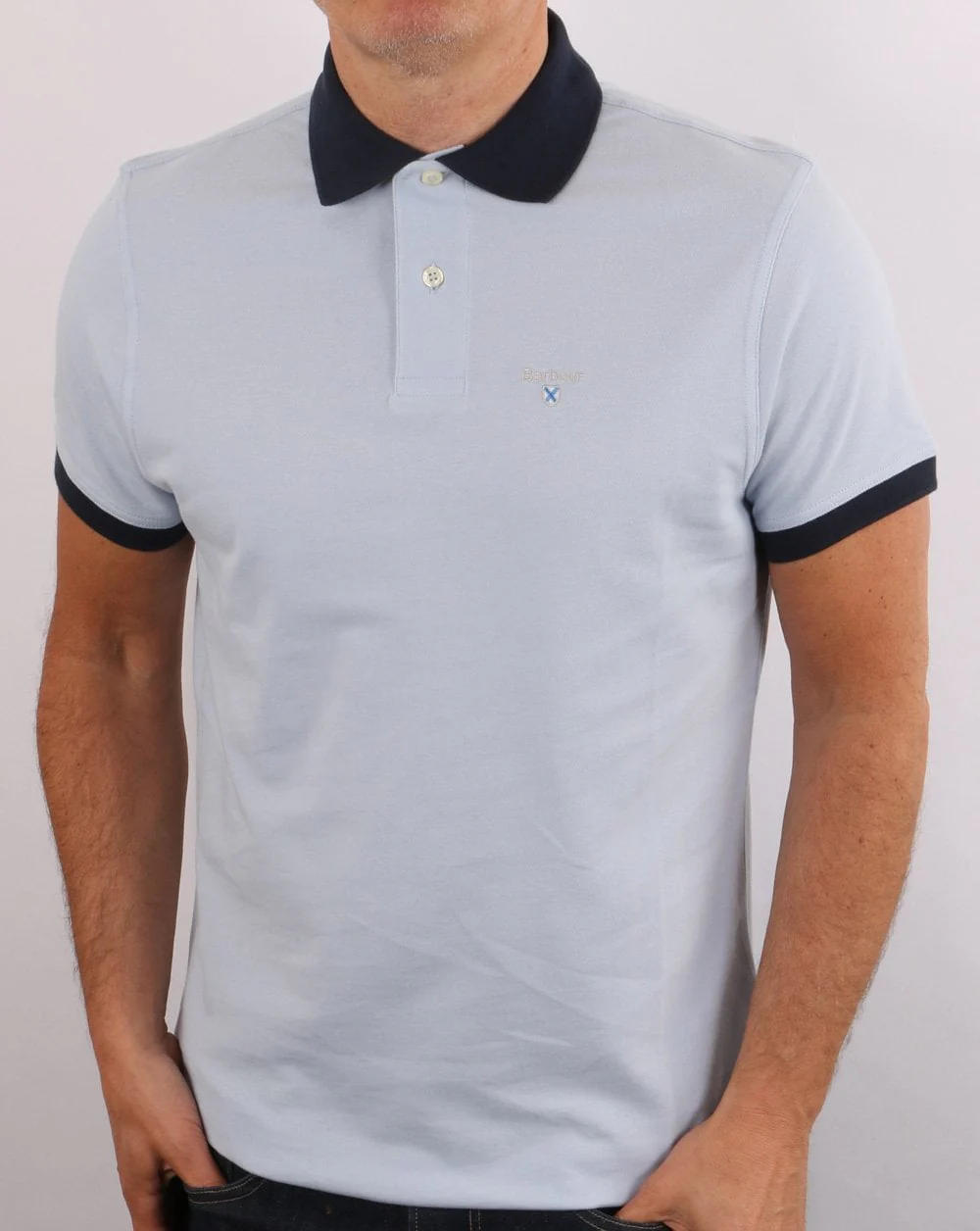 Barbour Lynton Polo Blue