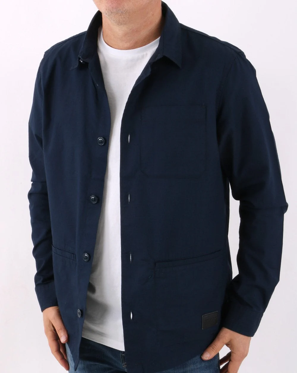 Barbour Murton Overshirt Navy - Image 5