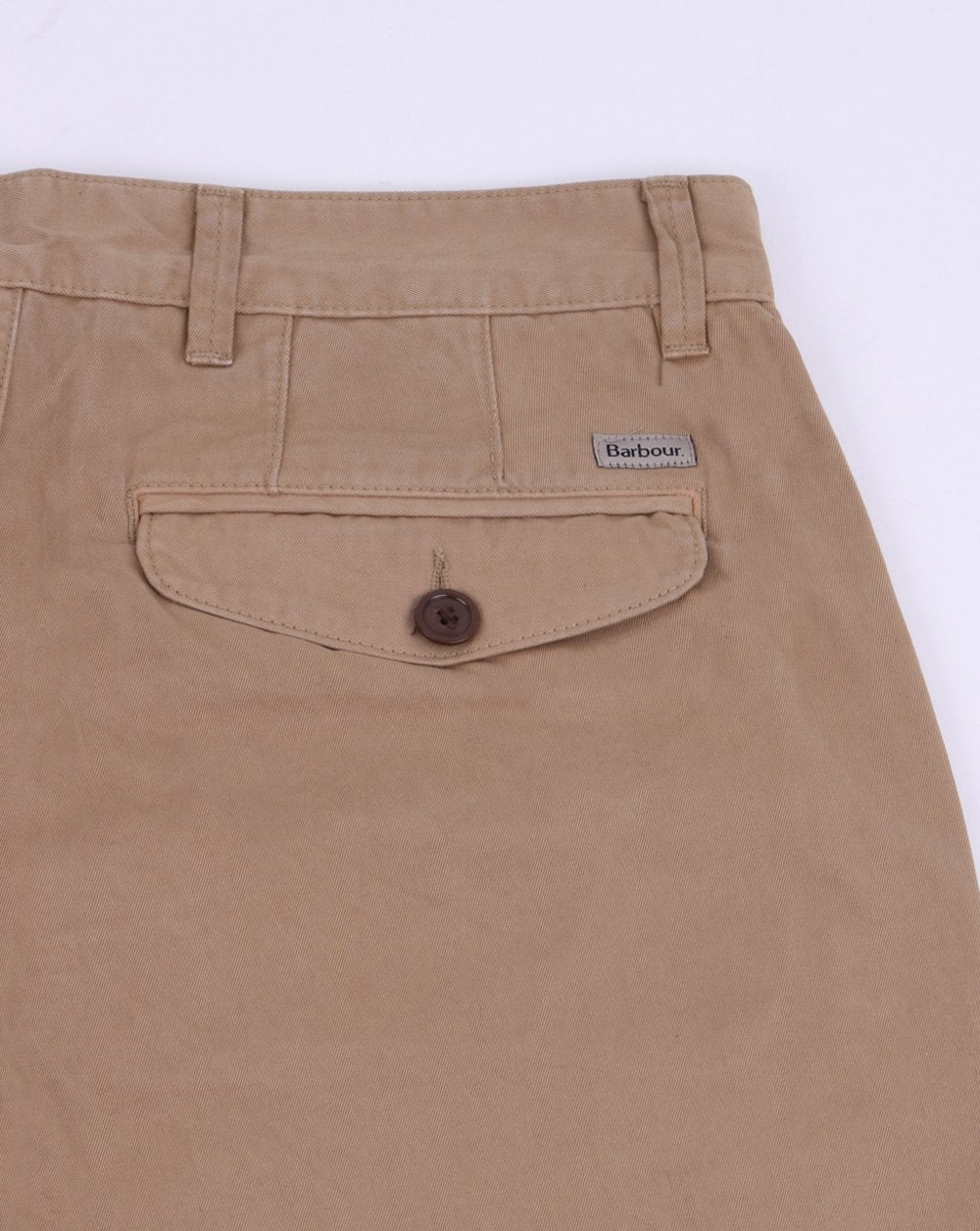 Barbour Neuston Twill Shorts Stone - Image 3