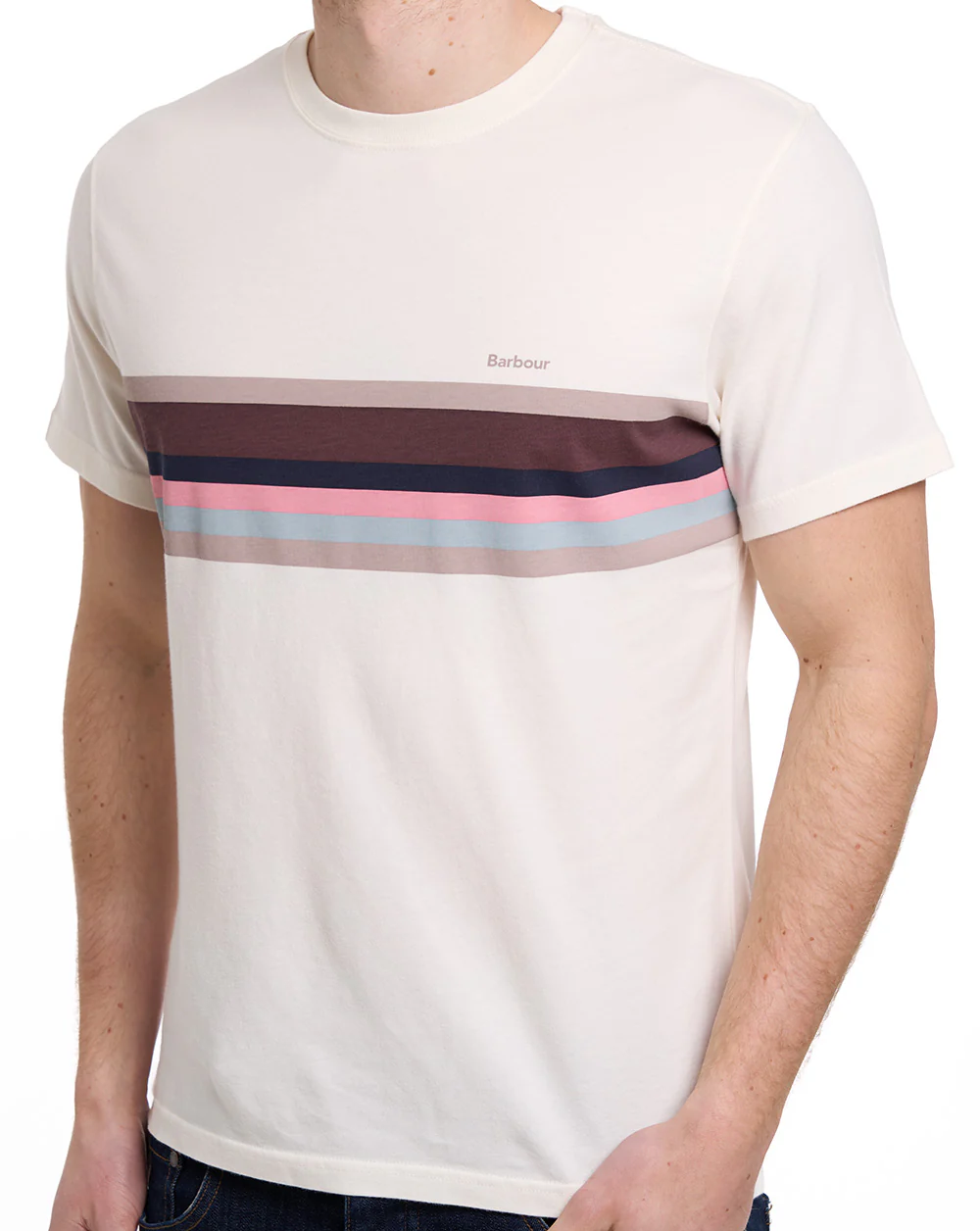 Barbour Newsham T Shirt Whisper White - Image 2