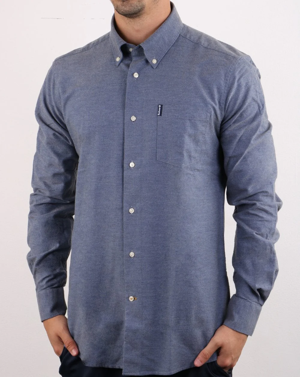 Barbour Oxford Shirt Dark Grey