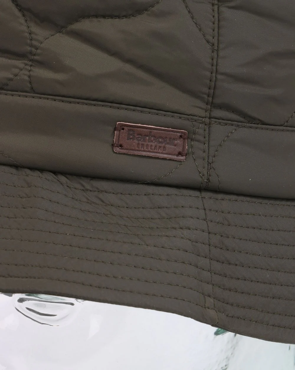 Barbour Quilt Sports Hat Olive - Image 3