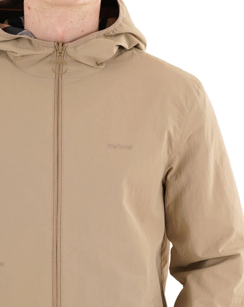 Barbour Reversible Kemble Showerproof Jacket Washed Stone - Image 3