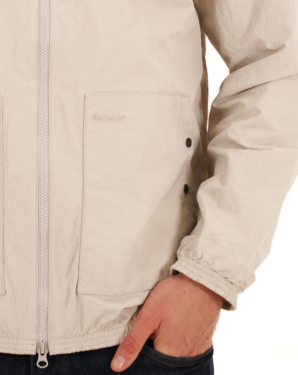 Barbour Riverdale Showerproof Jacket Mist - Image 2