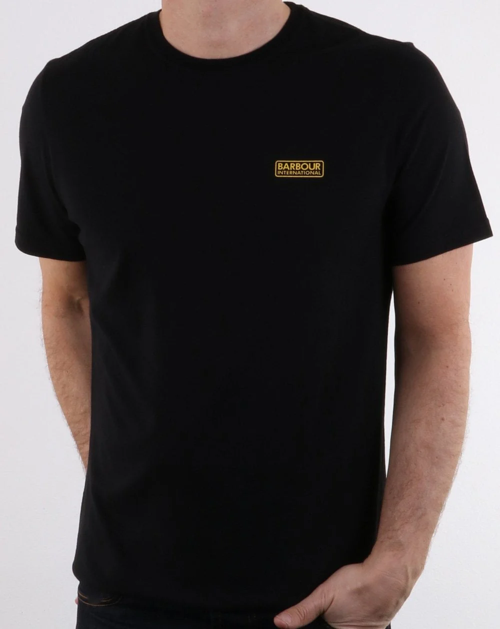 Barbour Small Logo T'Shirt Black - Image 2