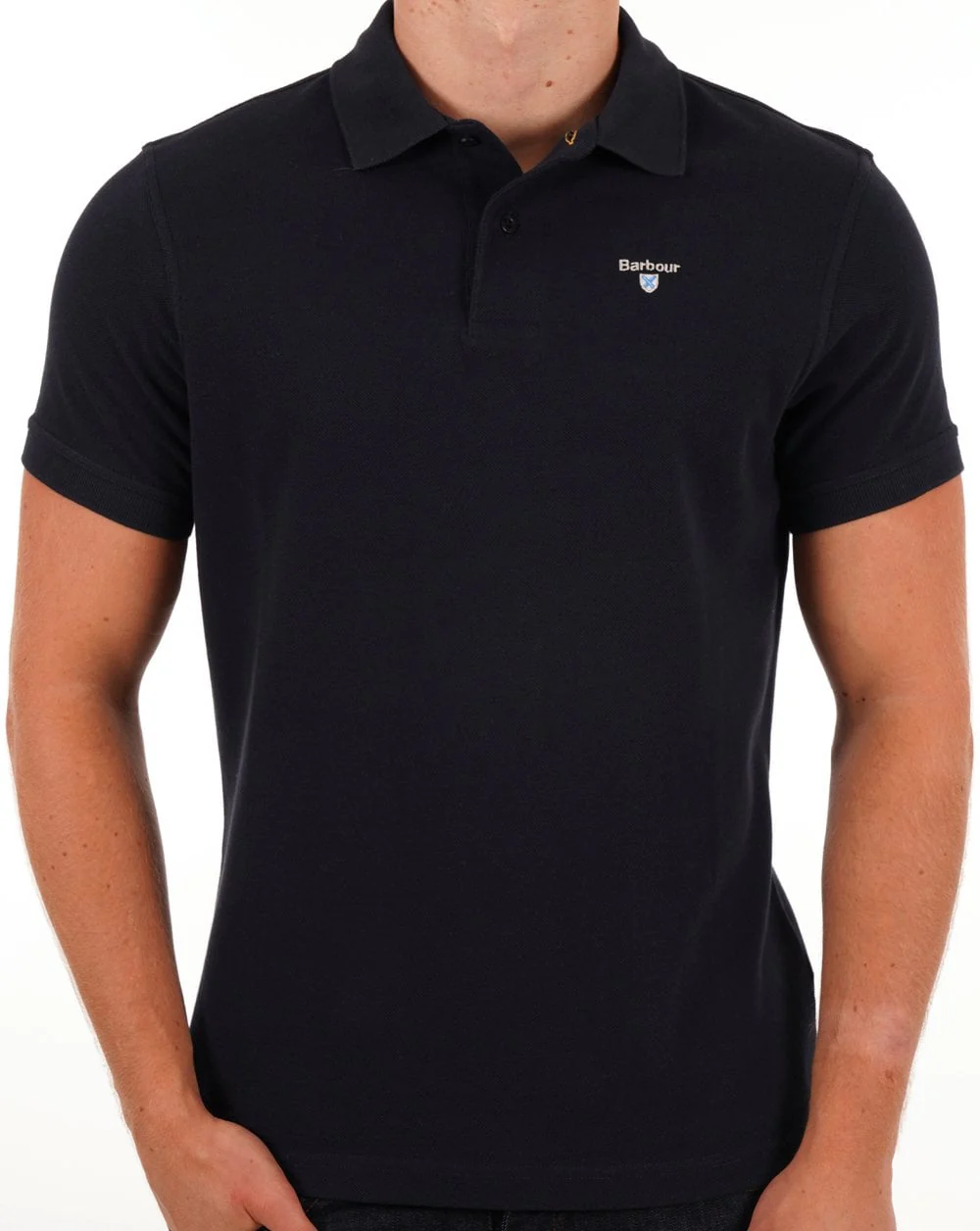 Barbour Sports Polo Navy - Image 3