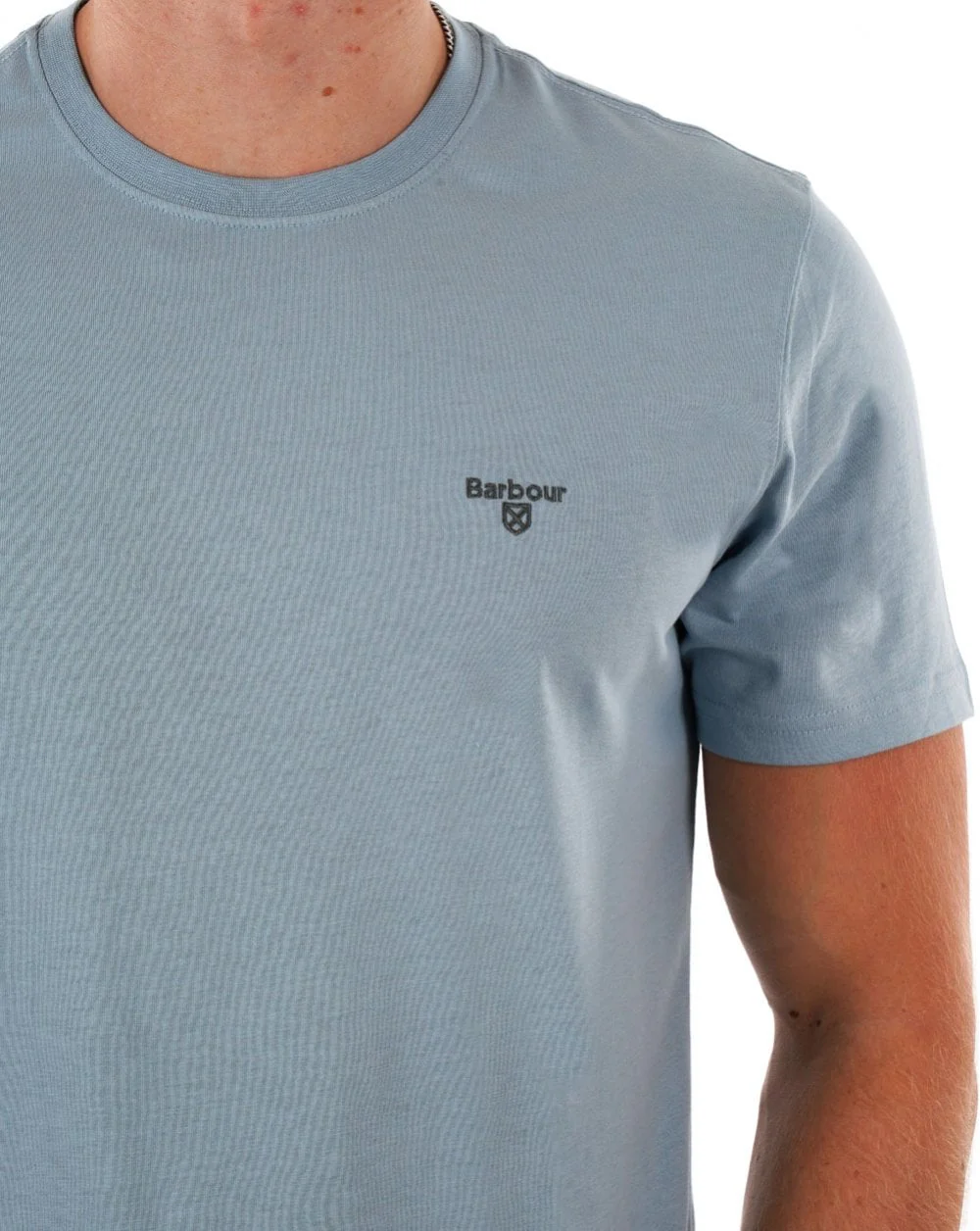 Barbour Sports T Shirt Cool Blue - Image 2