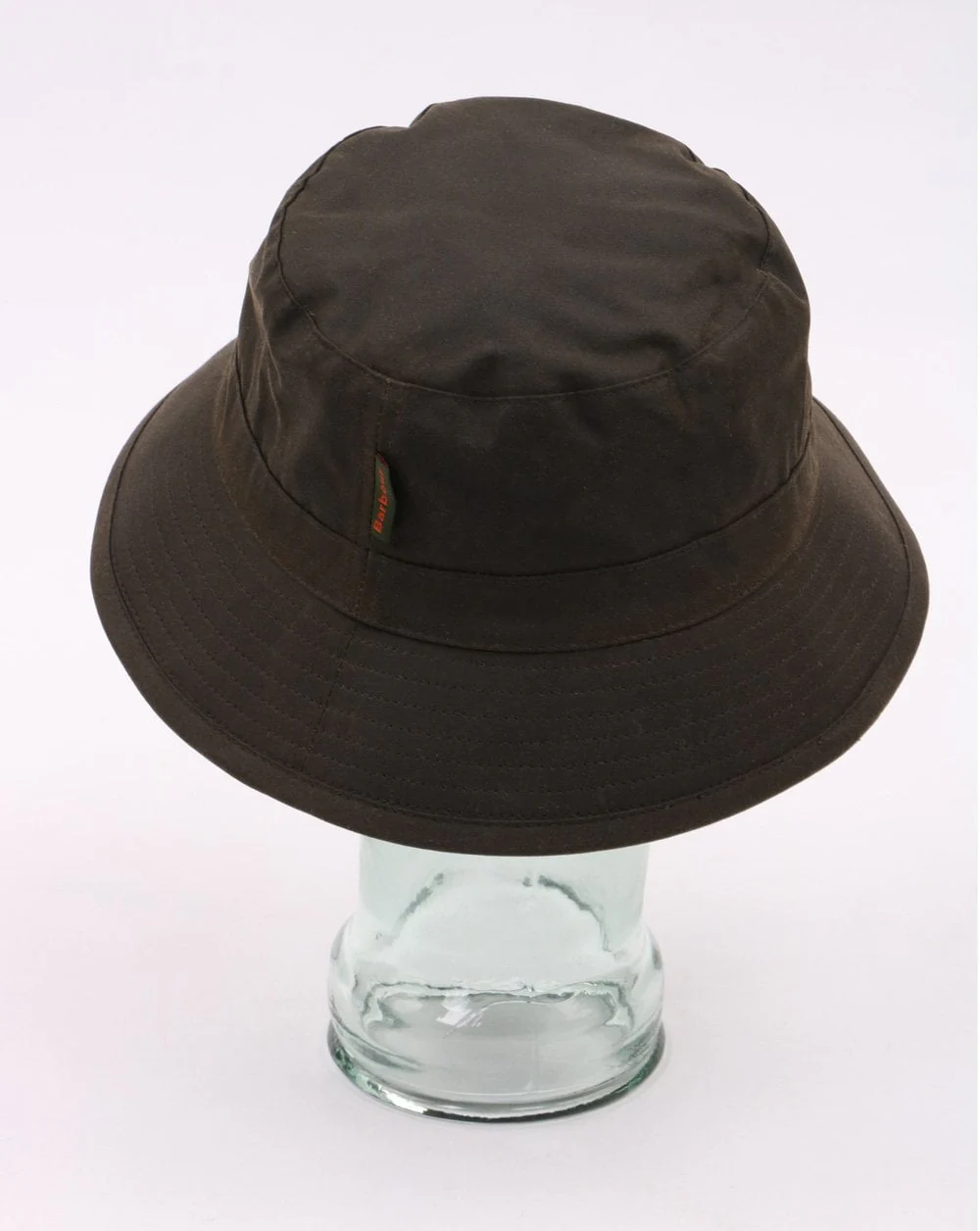 Barbour Wax Sports Hat Olive - Image 3