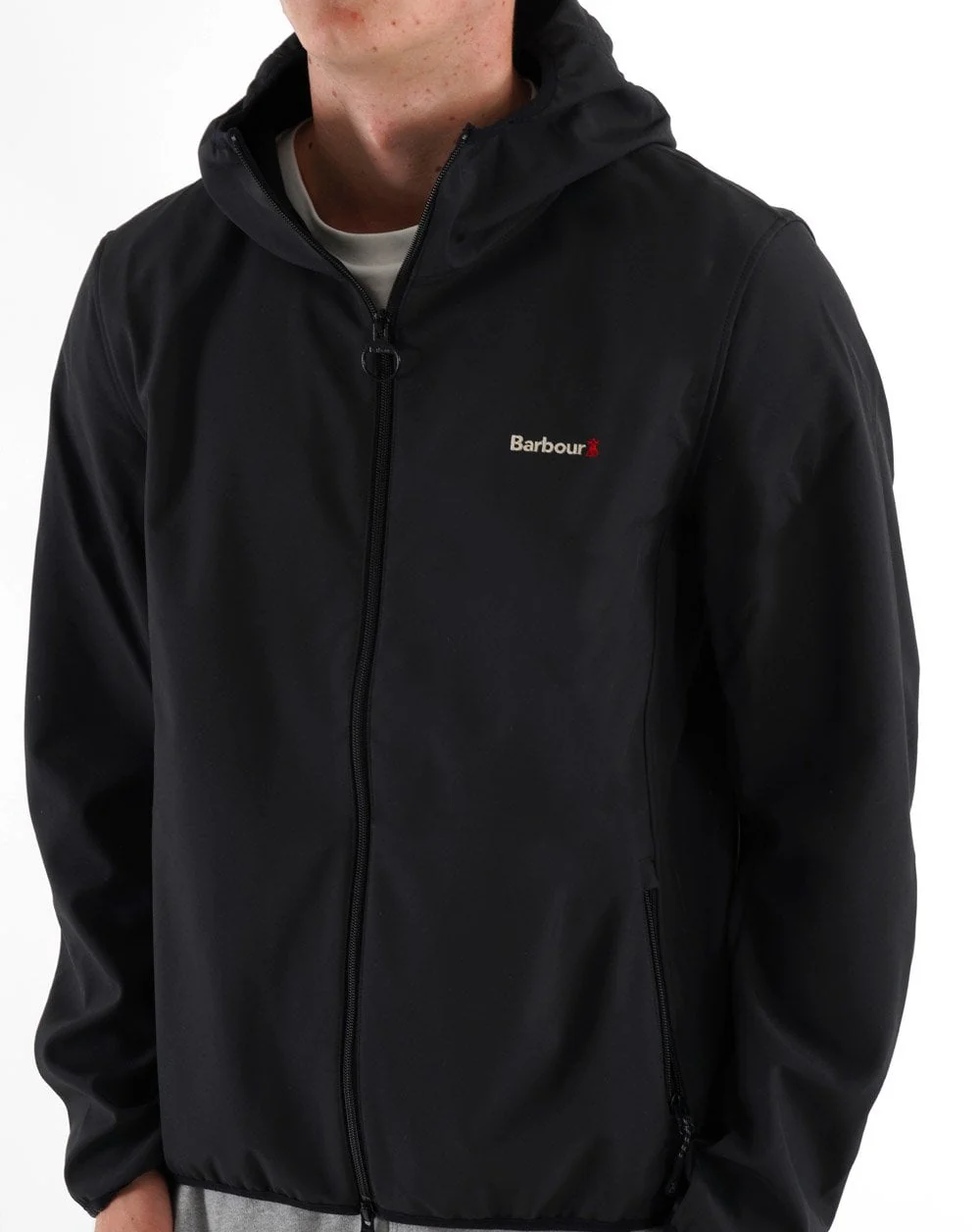 Barbour Winter Peak Softshell Jacket Black - Image 4
